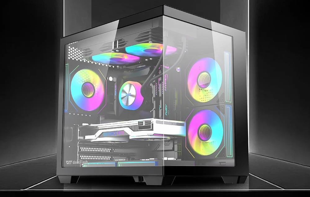 DarkFlash B275 computer case (juodas) aprašymas - Prekės nuotrauka