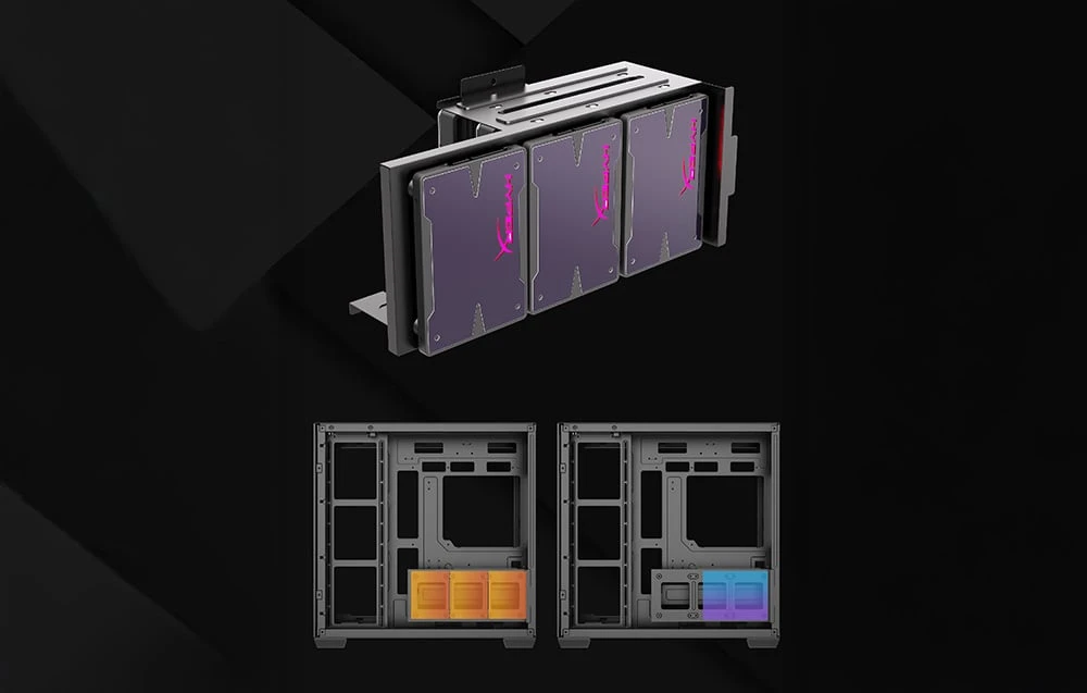 DarkFlash C280 computer case (juodas) aprašymas - Prekės nuotrauka