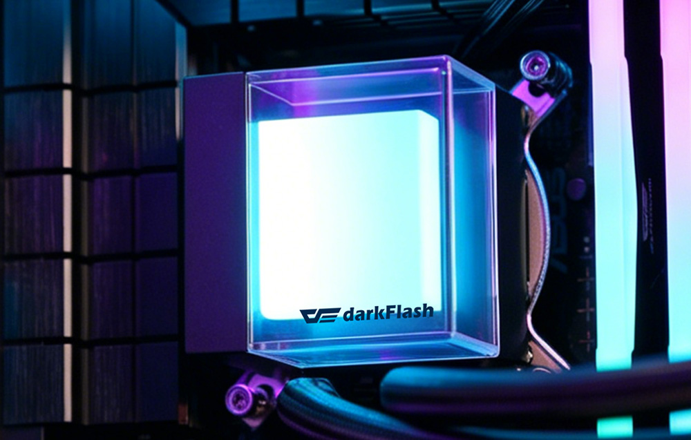 „DarkFlash CB360“ vandeniu aušinamas procesoriaus aušintuvas (juodas) aprašymas - Prekės nuotrauka