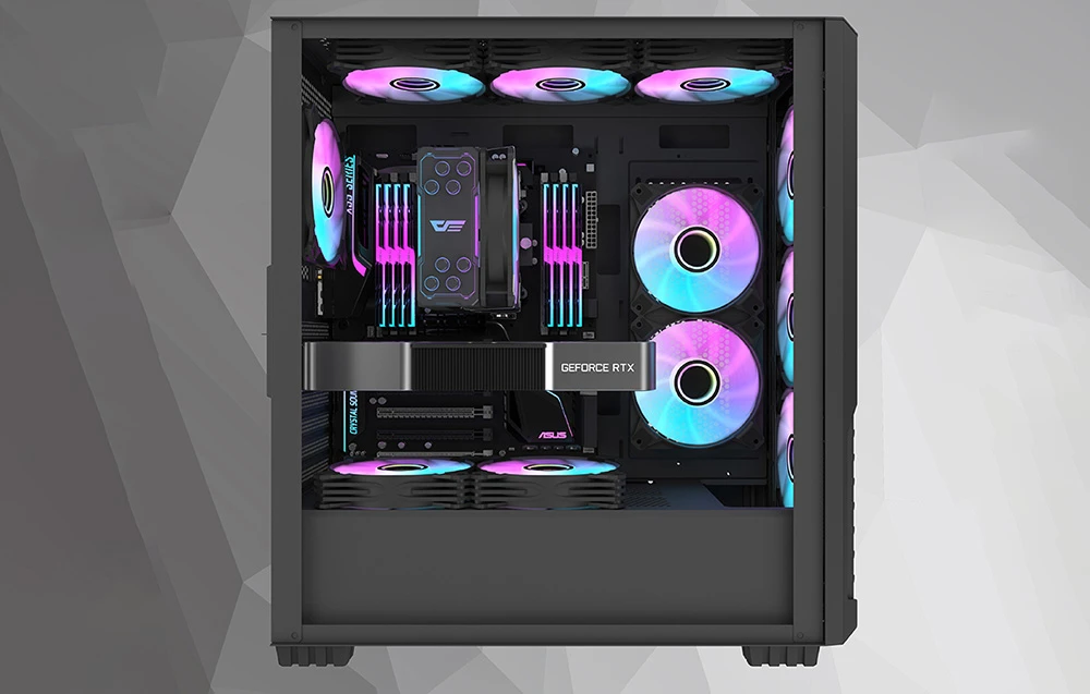Darkflash kompiuterio radiatorius Z4 PRO MIST Juodas aprašymas - Prekės nuotrauka