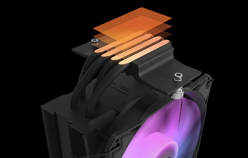 Darkflash kompiuterio radiatorius Z4 PRO MIST Juodas aprašymas - Prekės nuotrauka