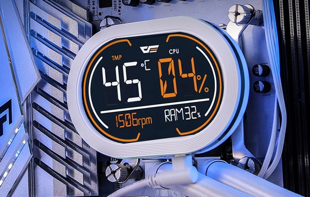 Darkflash DH240D CPU vandens aušintuvas (baltas) aprašymas - Prekės nuotrauka