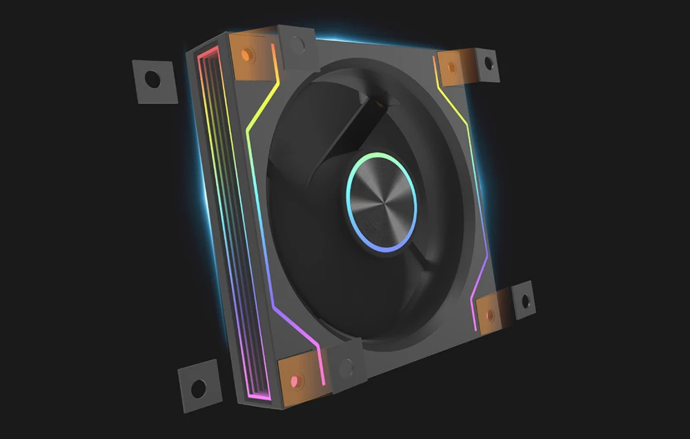 DarkFlash DM20 LINE Cooling Fan (Juodas) aprašymas - Prekės nuotrauka