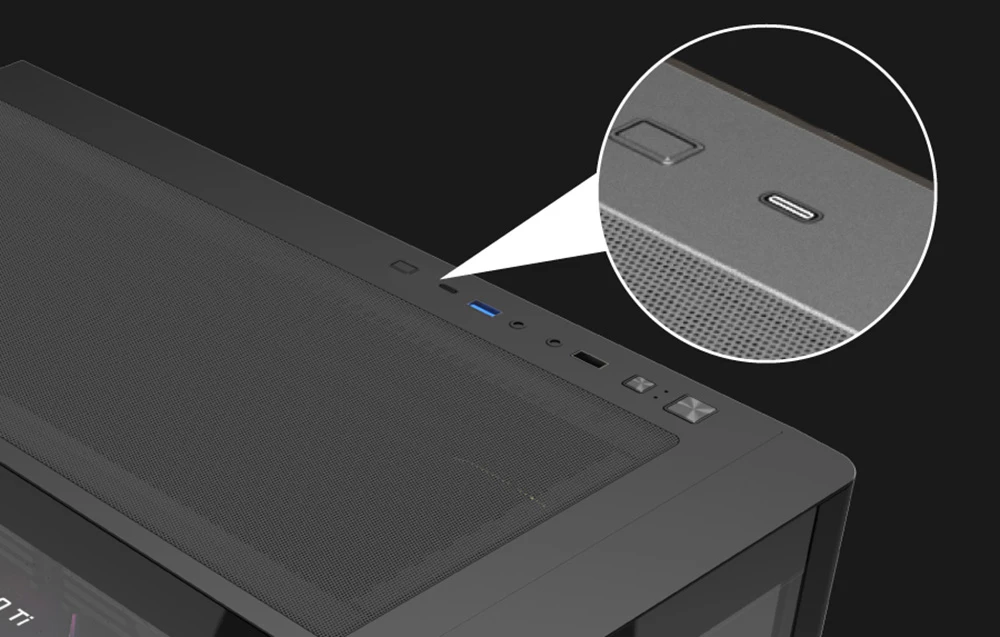 DarkFlash DS900G computer case (juodas) aprašymas - Prekės nuotrauka