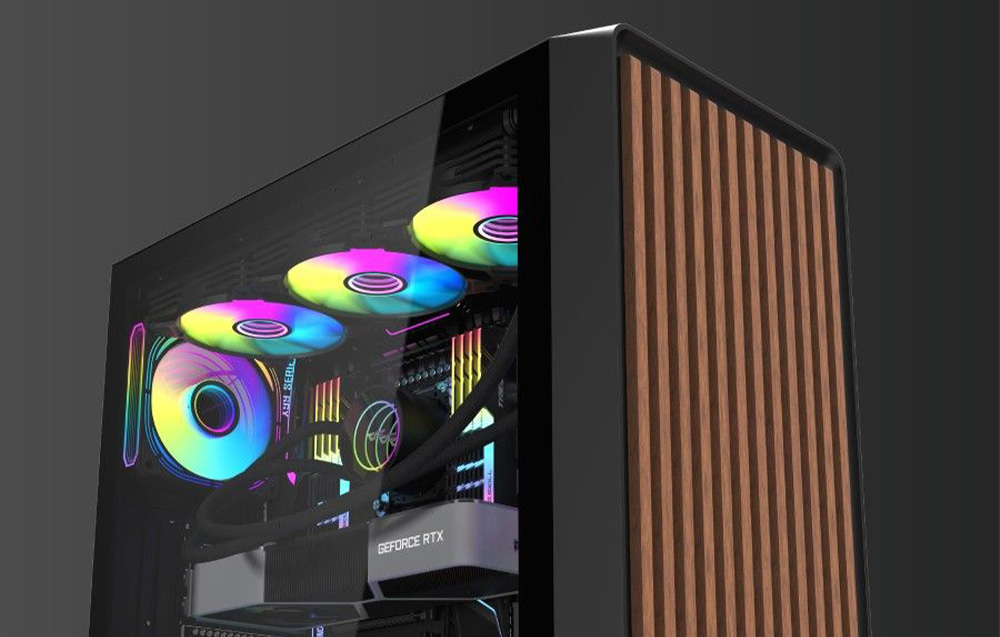 Darkflash DS900WD ATX computer case (juodas) aprašymas - Prekės nuotrauka