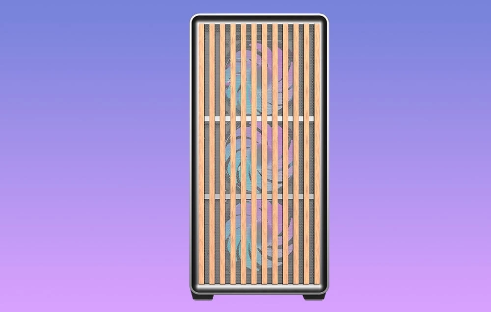 Darkflash DS900WD computer case (juodas) + 4 fans aprašymas - Prekės nuotrauka