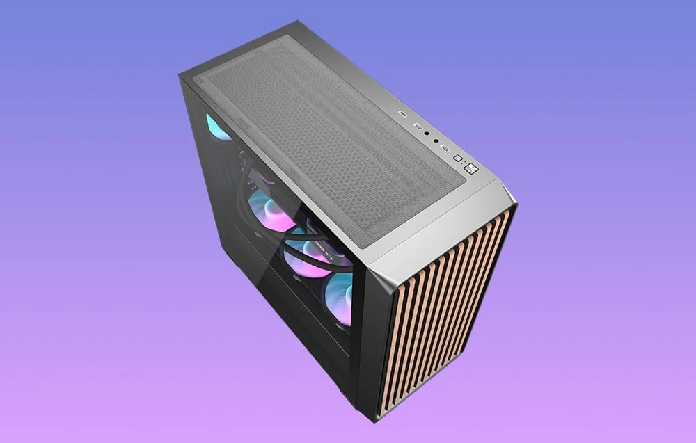 Darkflash DS900WD computer case (juodas) + 4 fans aprašymas - Prekės nuotrauka
