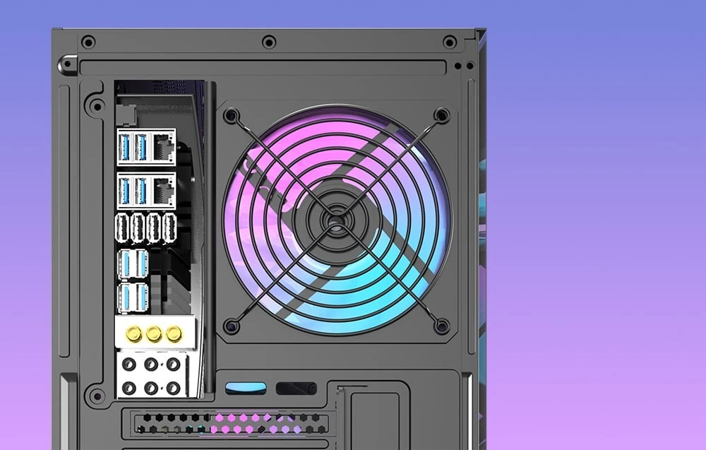 Darkflash DS900WS computer case (juodas) + 4 fans aprašymas - Prekės nuotrauka Darkflash DS900WS computer case (juodas) + 4 fans aprašymas - Prekės nuotrauka