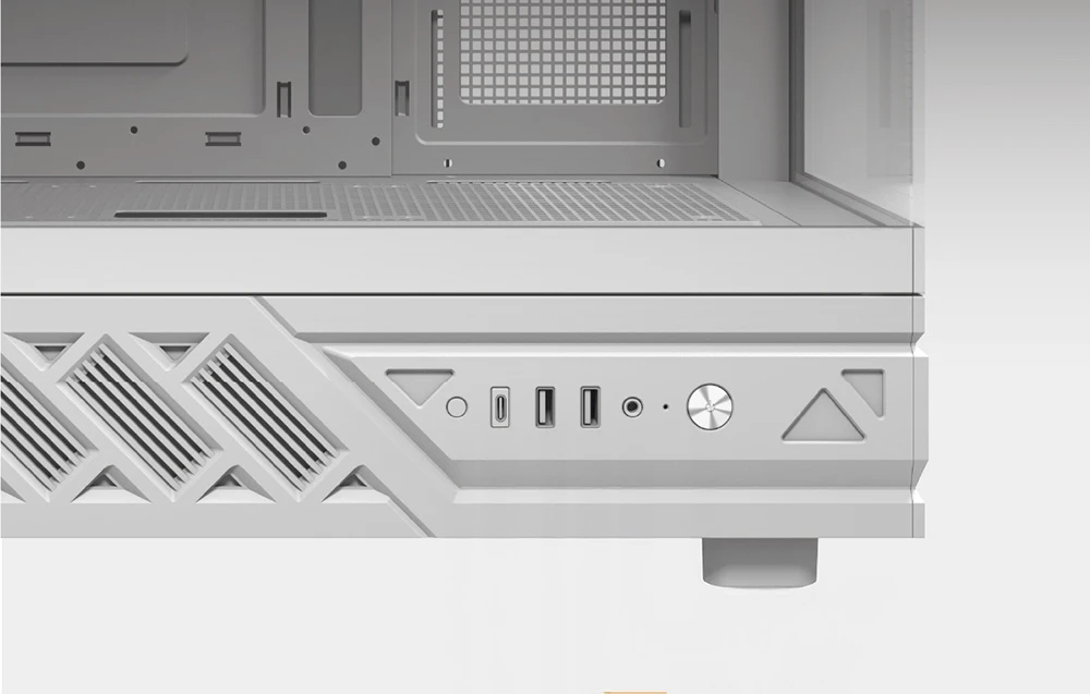 DarkFlash DS950V computer case with display (baltas) + 6 fans aprašymas - Prekės nuotrauka