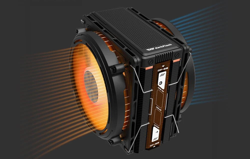 „Darkflash E400 PLUS“ aktyvus procesoriaus aušinimas (juodas) aprašymas - Prekės nuotrauka „Darkflash E400 PLUS“ aktyvus procesoriaus aušinimas (juodas) aprašymas - Prekės nuotrauka