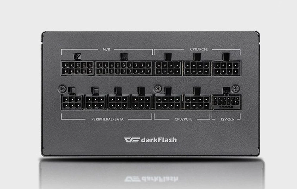 „Darkflash PMT 80 Plus Gold“ 750 W kompiuterio maitinimo šaltinis aprašymas - Prekės nuotrauka