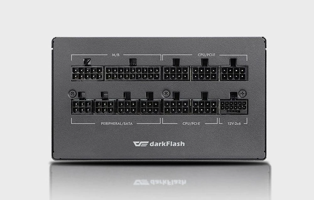 „Darkflash PMT 80 Plus Gold“ 850 W kompiuterio maitinimo šaltinis aprašymas - Prekės nuotrauka