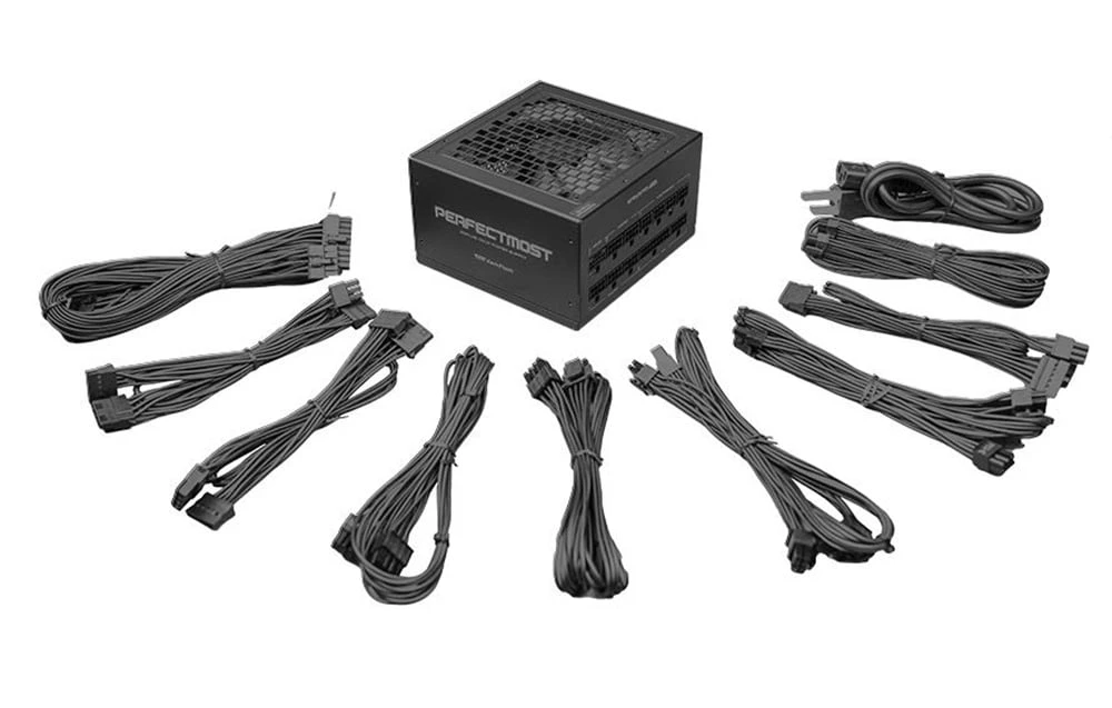 DarkFlash PMT1250 computer power supply (juodas) aprašymas - Prekės nuotrauka
