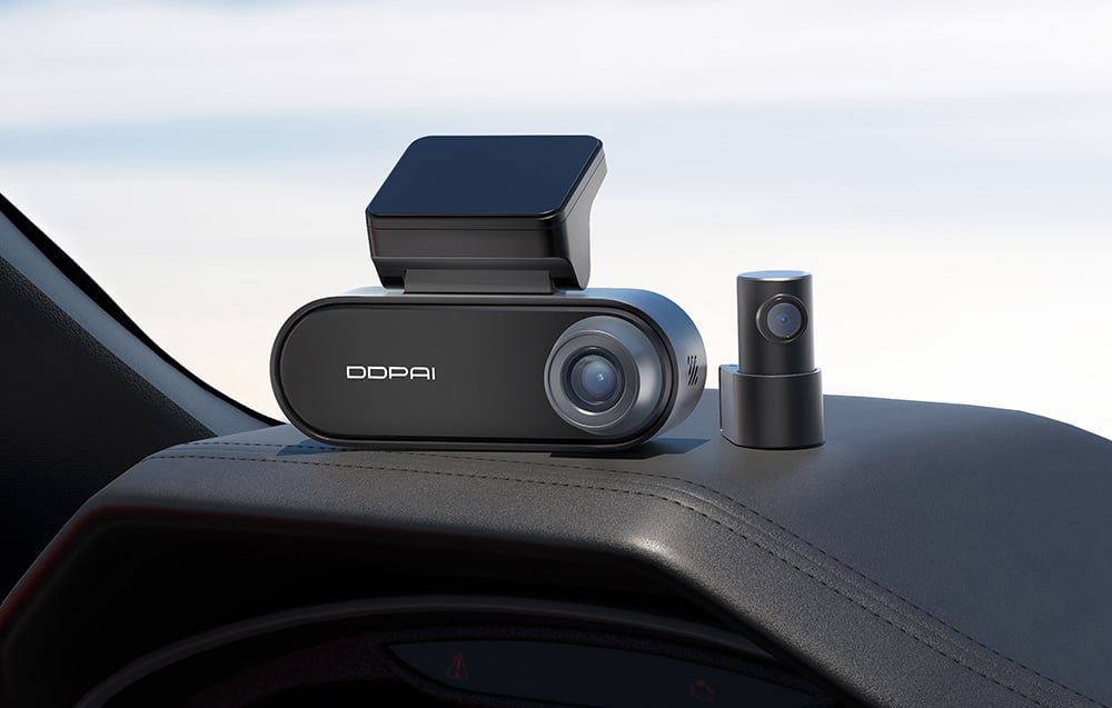 DDPAI N5 Dual 4K 2160p + 1080p AI GPS Wi-Fi vaizdo registratorius su galinio vaizdo kamera aprašymas - Prekės nuotrauka