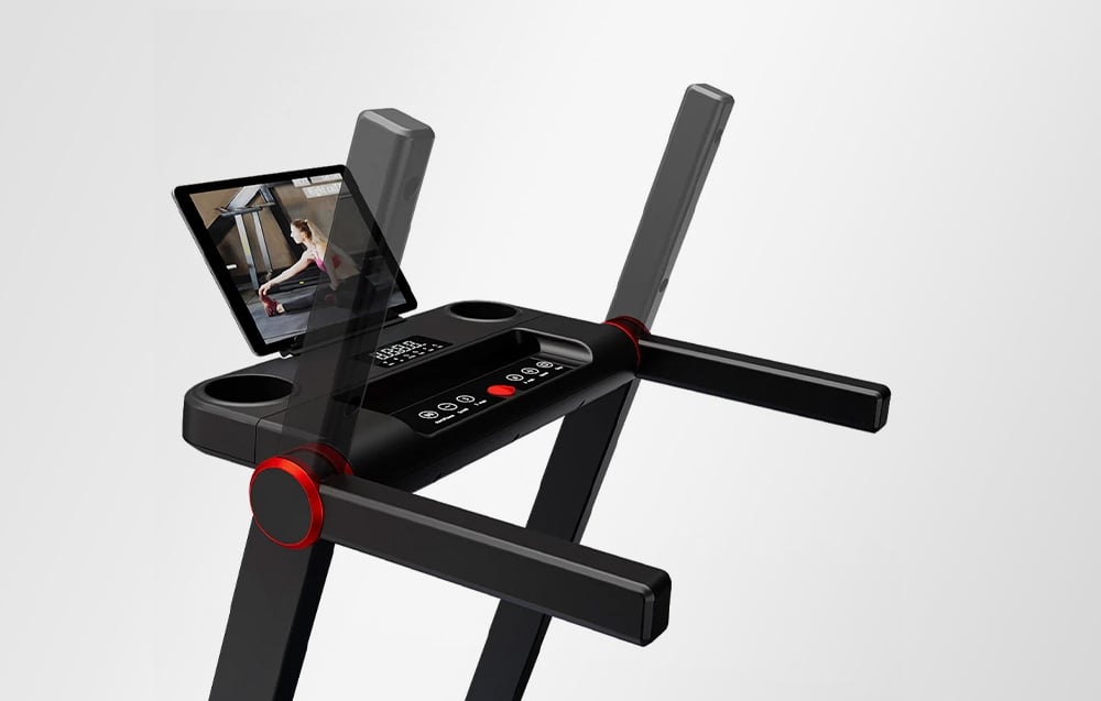 DeerRun A1 Pro Foldable Electric Treadmill (Juodas and Raudona) aprašymas - Prekės nuotrauka
