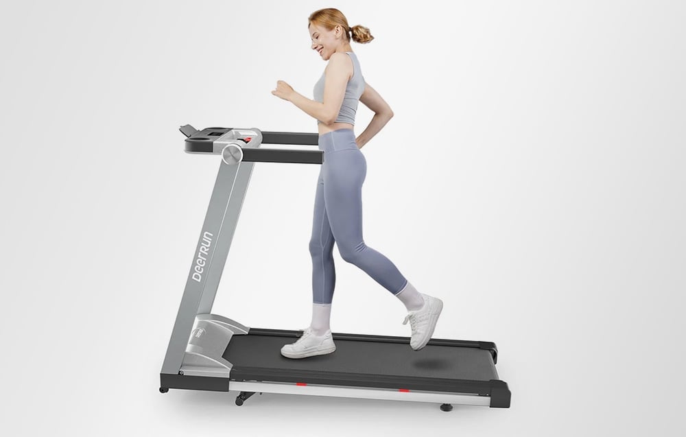 DeerRun A1 Pro Folding Electric Treadmill (Sidabrinis) aprašymas - Prekės nuotrauka