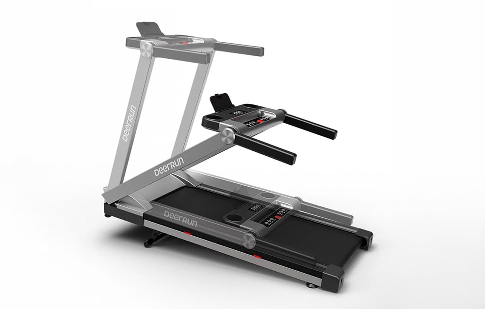 DeerRun A1 Pro Folding Electric Treadmill (Sidabrinis) aprašymas - Prekės nuotrauka