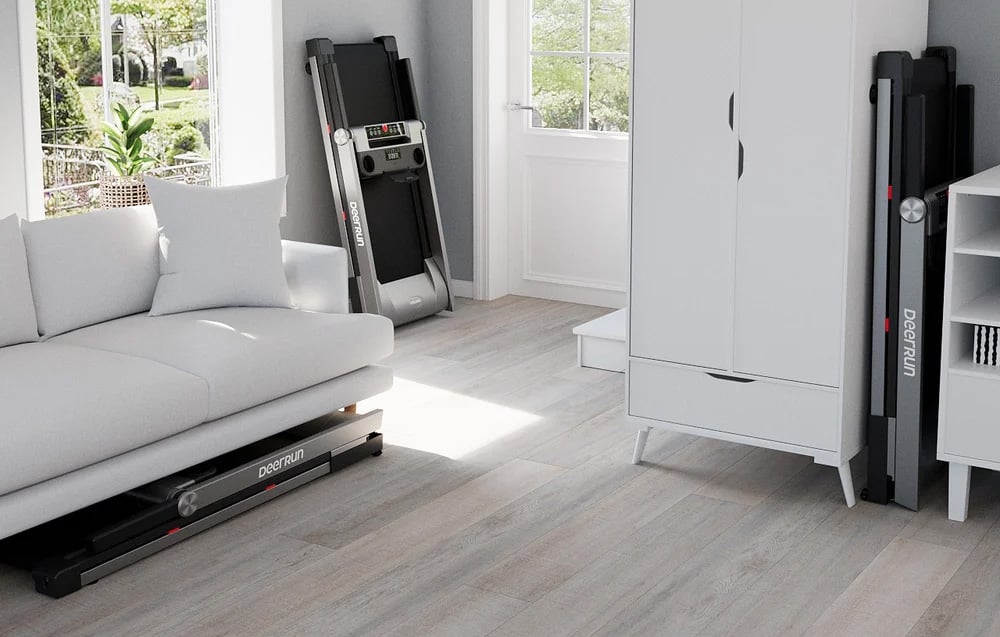 DeerRun A1 Pro Folding Electric Treadmill (Sidabrinis) aprašymas - Prekės nuotrauka