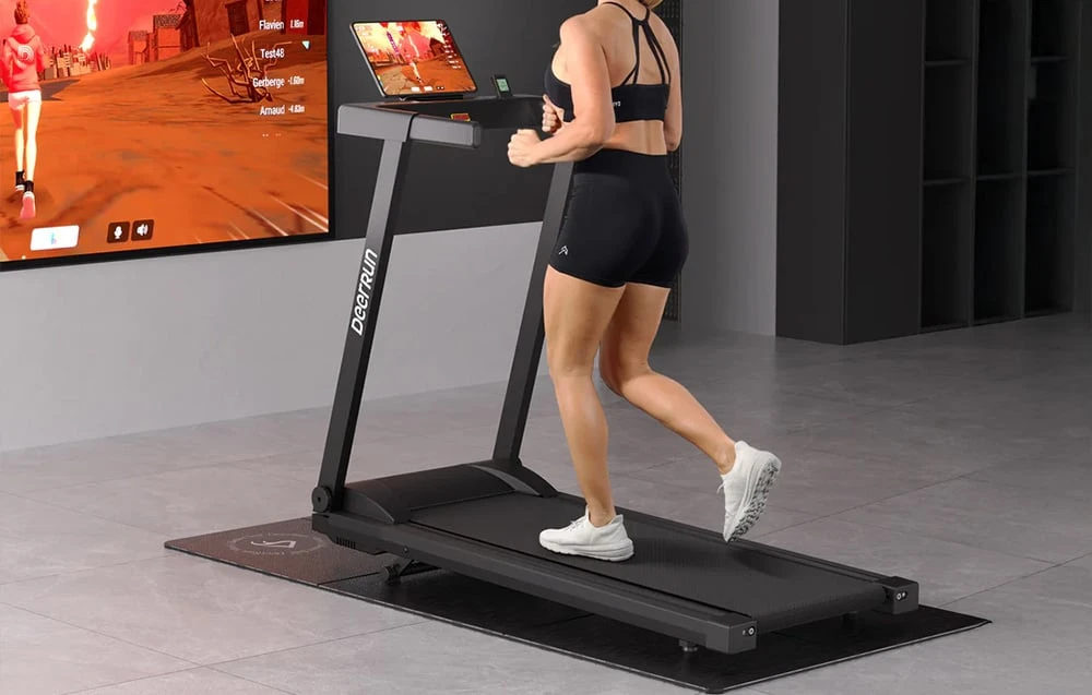 DeerRun A1 Pro Move + folding electric treadmill (juodas) aprašymas - Prekės nuotrauka