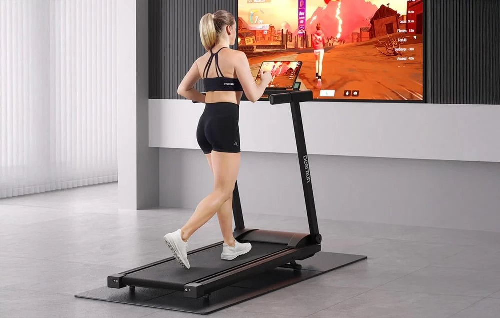 DeerRun A1 Pro Move + folding electric treadmill (juodas) aprašymas - Prekės nuotrauka