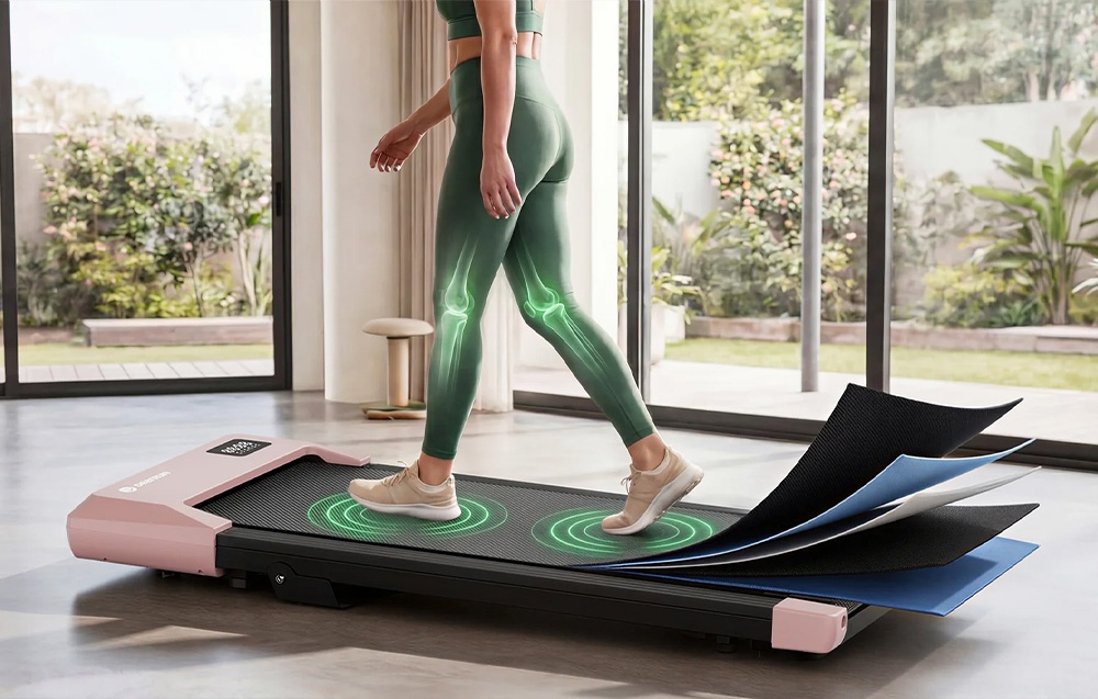 DeerRun Q2 Urban Electric Treadmill (Rožinė) aprašymas - Prekės nuotrauka DeerRun Q2 Urban Electric Treadmill (Rožinė) aprašymas - Prekės nuotrauka
