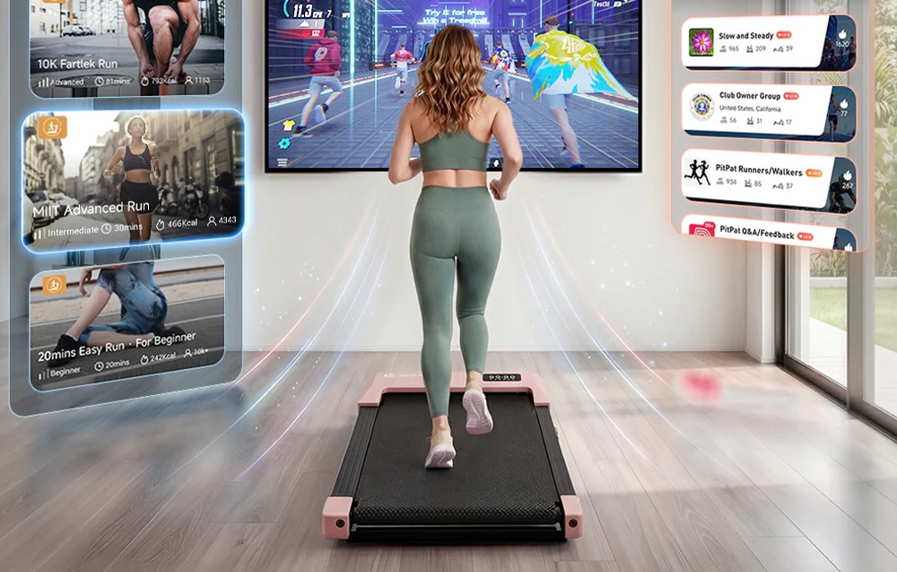 DeerRun Q2 Urban Electric Treadmill (Rožinė) aprašymas - Prekės nuotrauka DeerRun Q2 Urban Electric Treadmill (Rožinė) aprašymas - Prekės nuotrauka