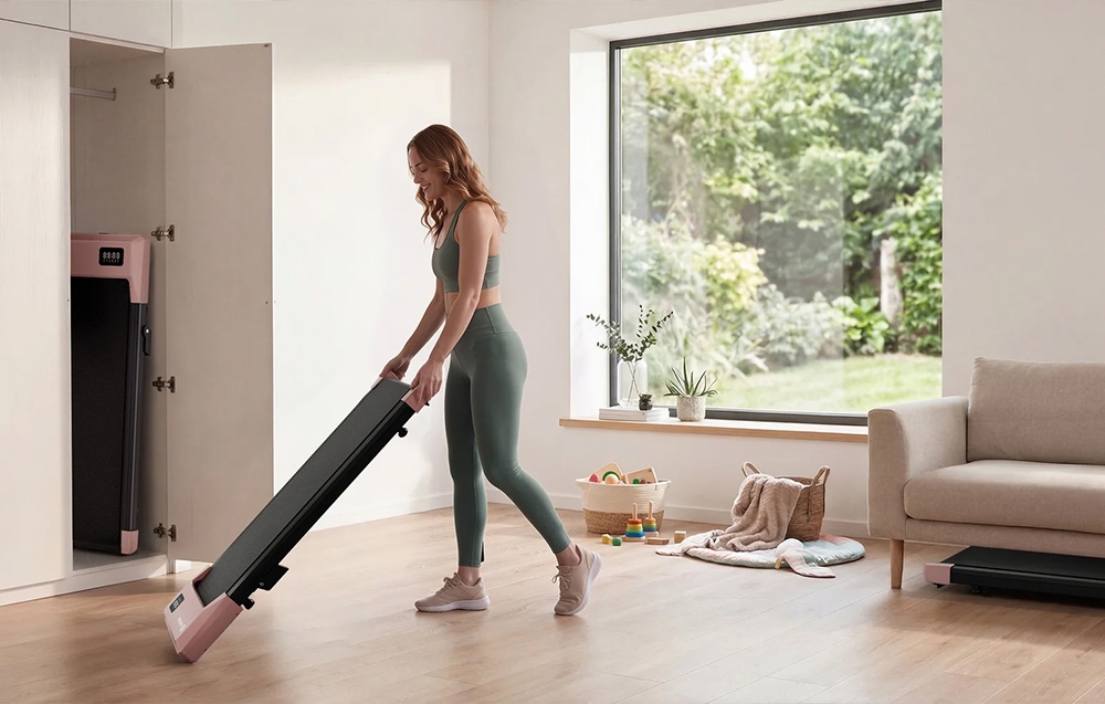 DeerRun Q2 Urban Electric Treadmill (Rožinė) aprašymas - Prekės nuotrauka DeerRun Q2 Urban Electric Treadmill (Rožinė) aprašymas - Prekės nuotrauka