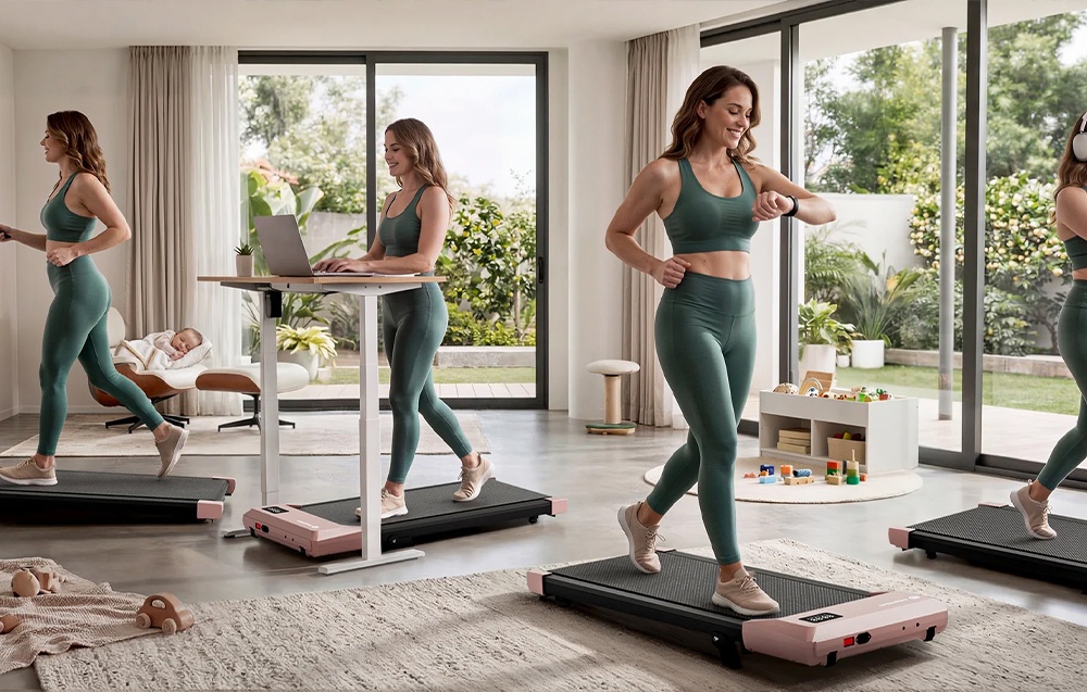 DeerRun Q2 Urban Electric Treadmill (Rožinė) aprašymas - Prekės nuotrauka DeerRun Q2 Urban Electric Treadmill (Rožinė) aprašymas - Prekės nuotrauka