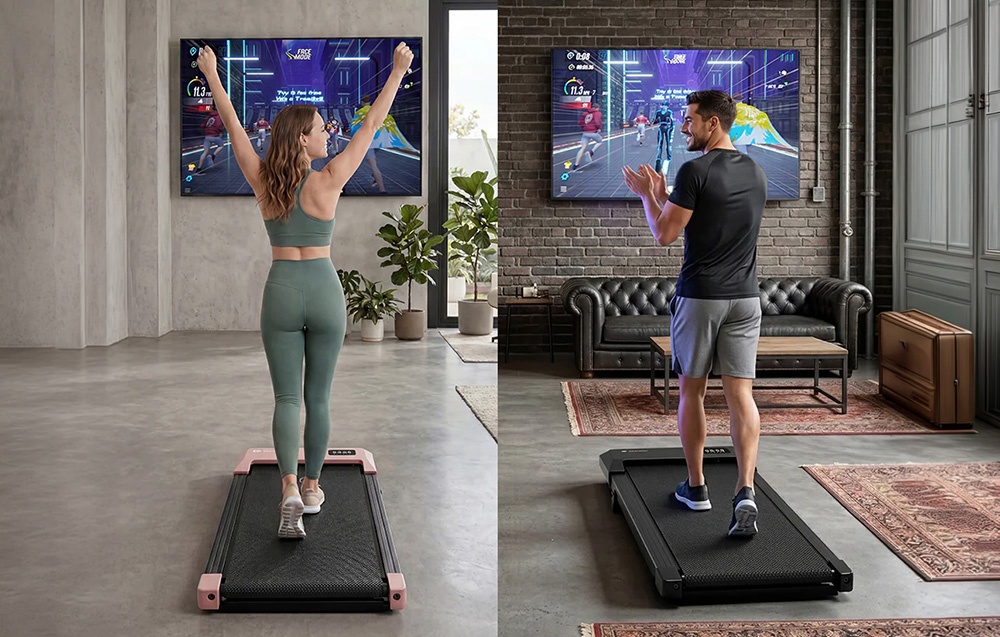 DeerRun Q2 Urban Electric Treadmill (Rožinė) aprašymas - Prekės nuotrauka DeerRun Q2 Urban Electric Treadmill (Rožinė) aprašymas - Prekės nuotrauka