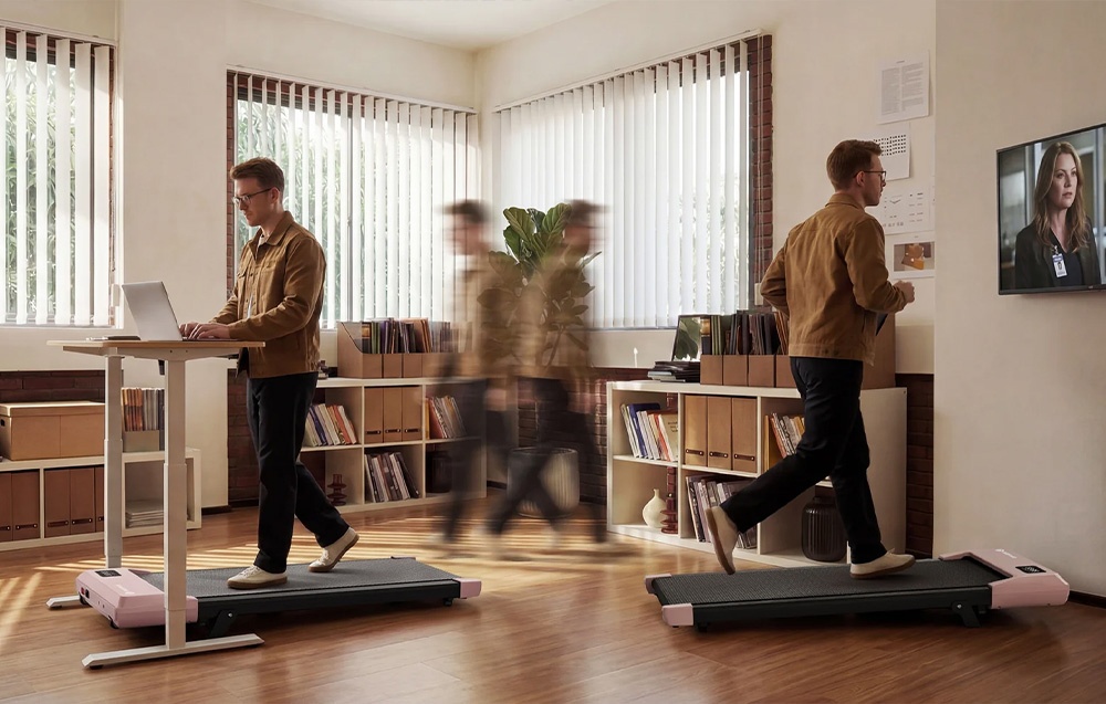 DeerRun Q2 Urban Plus Electric Treadmill (Rožinė) aprašymas - Prekės nuotrauka