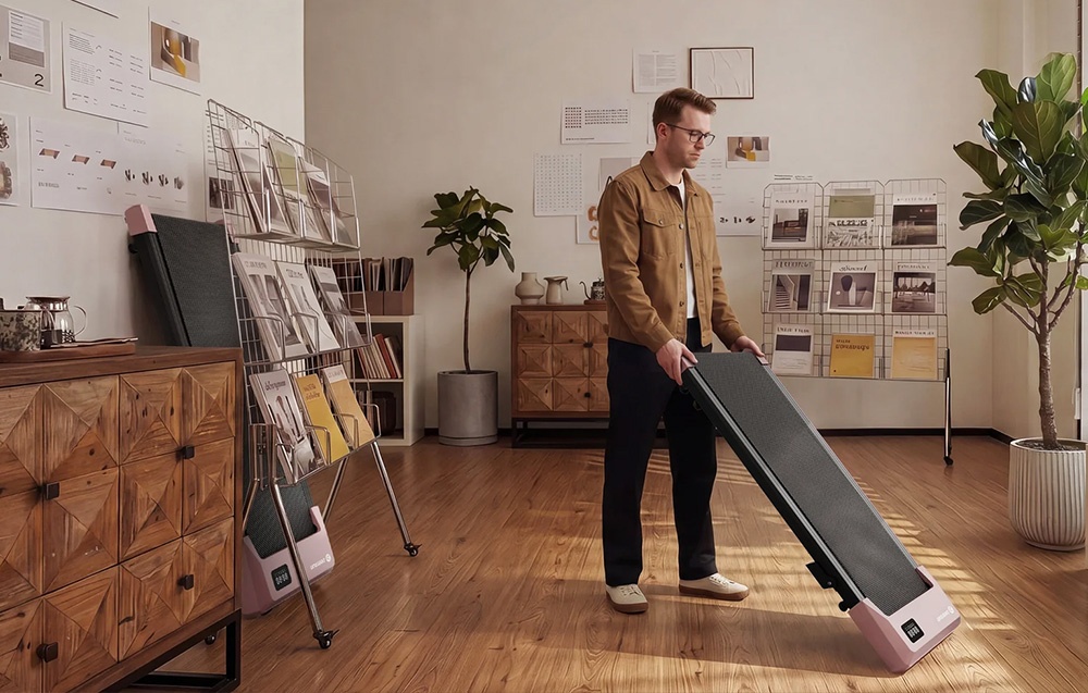 DeerRun Q2 Urban Plus Electric Treadmill (Rožinė) aprašymas - Prekės nuotrauka