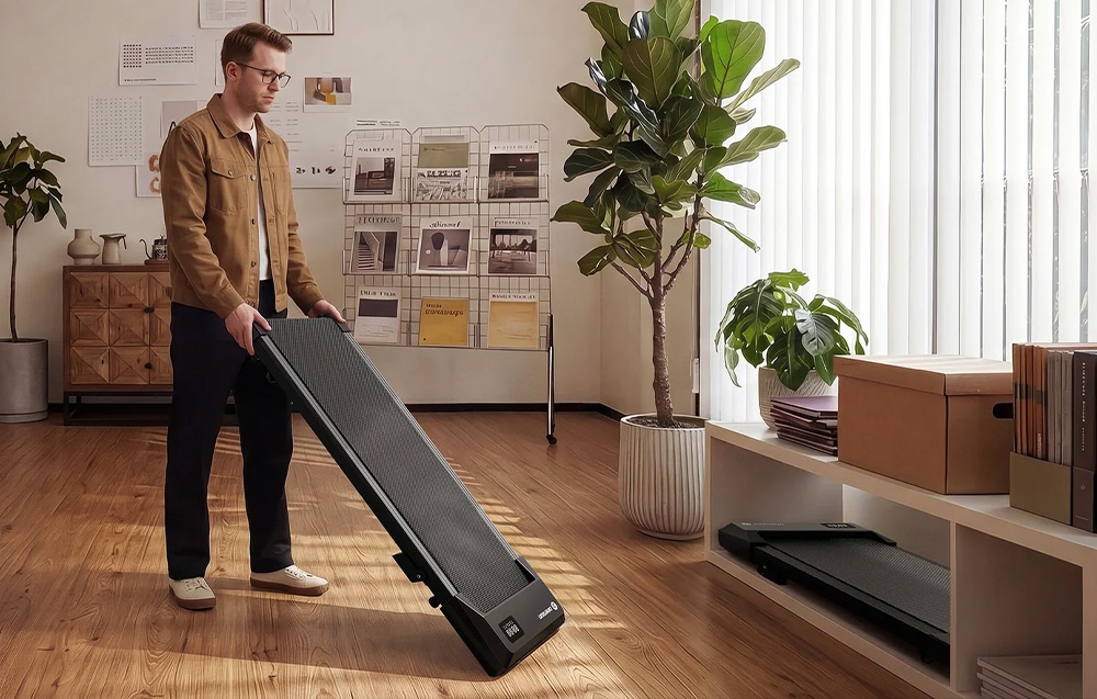 „DeerRun Q2 Urban Plus“ elektrinis bėgimo takelis (juodas) aprašymas - Prekės nuotrauka