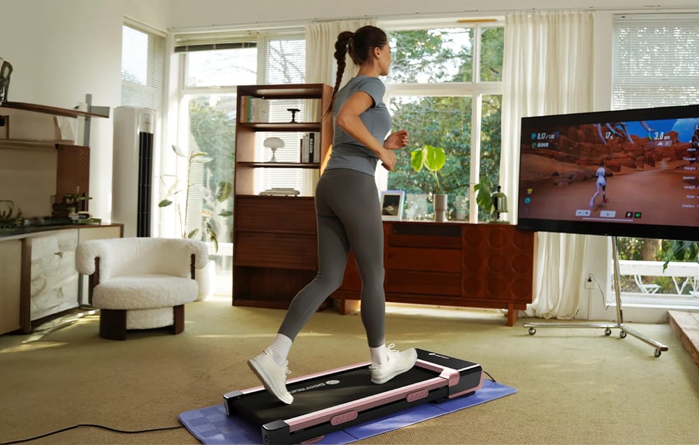 DeerRun Z10 Electric Treadmill (Rožinė) aprašymas - Prekės nuotrauka