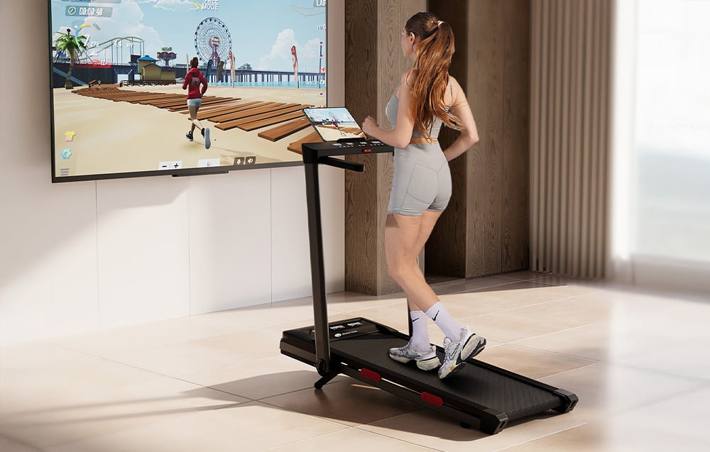DeerRun Z10Pro folding electric treadmill (juodas) aprašymas - Prekės nuotrauka