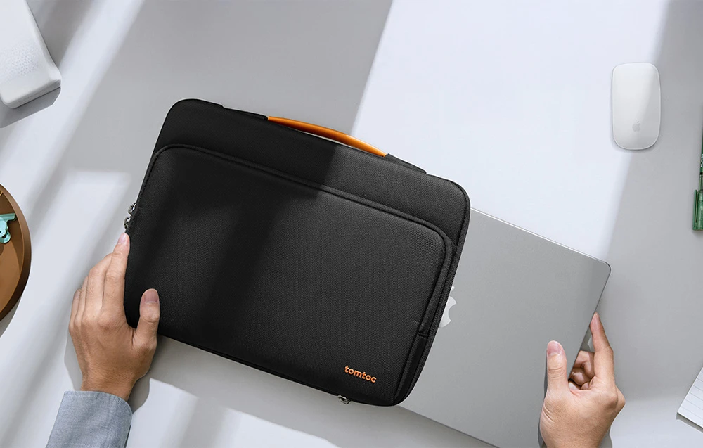 TOMTOC Defender-A14 laptop bag 16" (juodas) aprašymas - Prekės nuotrauka TOMTOC Defender-A14 laptop bag 16" (juodas) aprašymas - Prekės nuotrauka