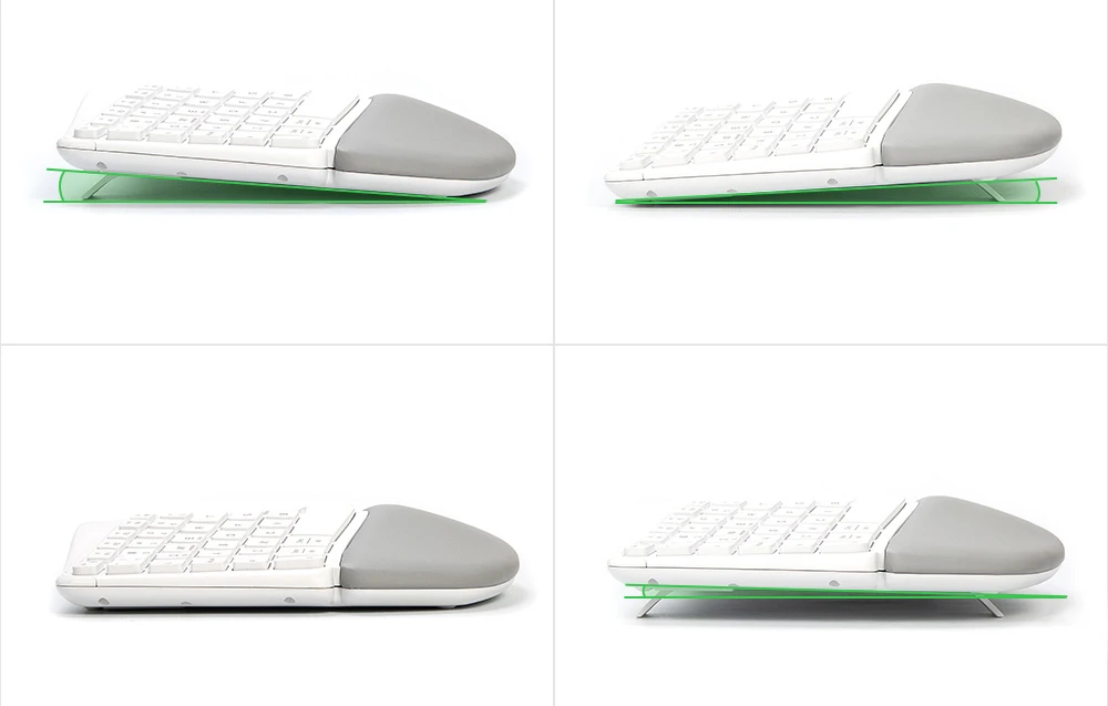 Belaidė ergonominė klaviatūra Delux GM901D BT+2.4G - balta aprašymas - Prekės nuotrauka Belaidė ergonominė klaviatūra Delux GM901D BT+2.4G - balta aprašymas - Prekės nuotrauka
