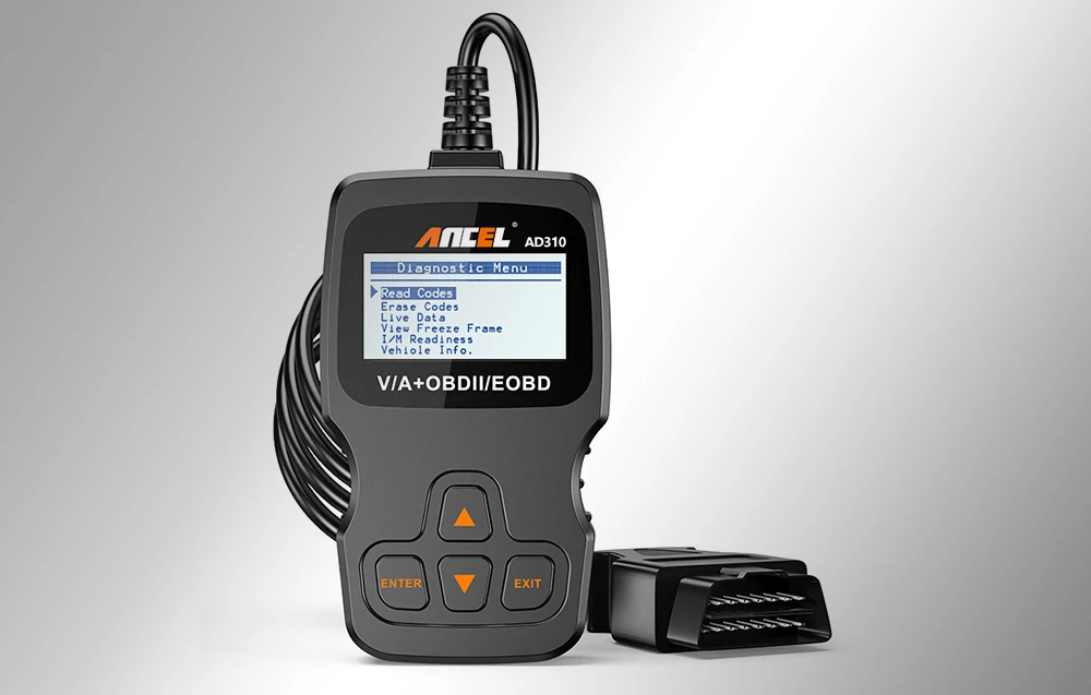 Diagnostinis skaitytuvas OBD2 Ancel AD310/AC103 aprašymas - Prekės nuotrauka Diagnostinis skaitytuvas OBD2 Ancel AD310/AC103 aprašymas - Prekės nuotrauka