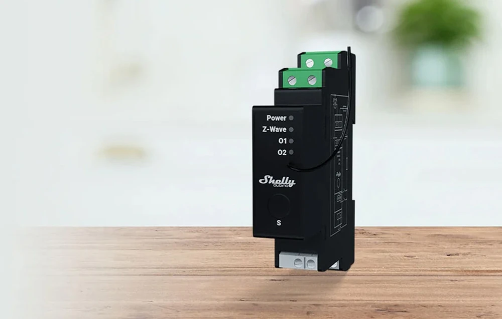 DIN relė su energijos matavimu Shelly Qubino Wave Pro Shutter aprašymas - Prekės nuotrauka DIN relė su energijos matavimu Shelly Qubino Wave Pro Shutter aprašymas - Prekės nuotrauka
