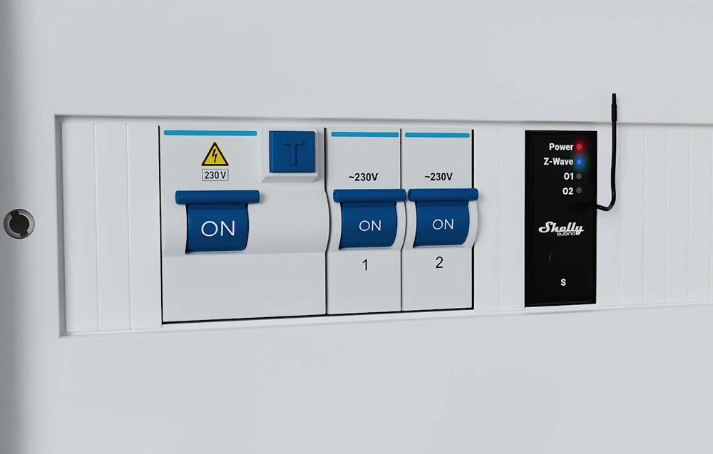 DIN relė su energijos matavimu Shelly Qubino Wave Pro Shutter aprašymas - Prekės nuotrauka DIN relė su energijos matavimu Shelly Qubino Wave Pro Shutter aprašymas - Prekės nuotrauka