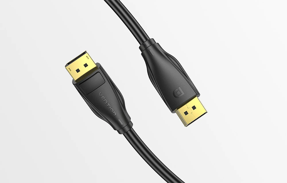 Vention HD DisplayPort 1.4 8K kabelis 3 m ventiliacijos HCDBI (juodas) aprašymas - Prekės nuotrauka Vention HD DisplayPort 1.4 8K kabelis 3 m ventiliacijos HCDBI (juodas) aprašymas - Prekės nuotrauka
