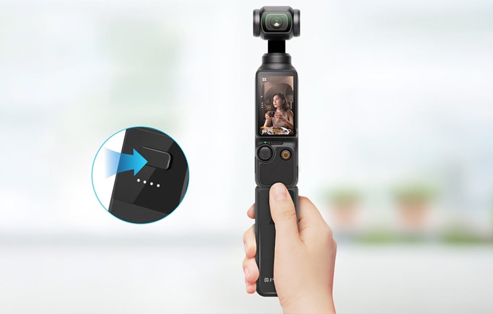 DJI Osmo Pocket 3 Puluz Baterija 2800mAh USB-C 5V2A aprašymas - Prekės nuotrauka