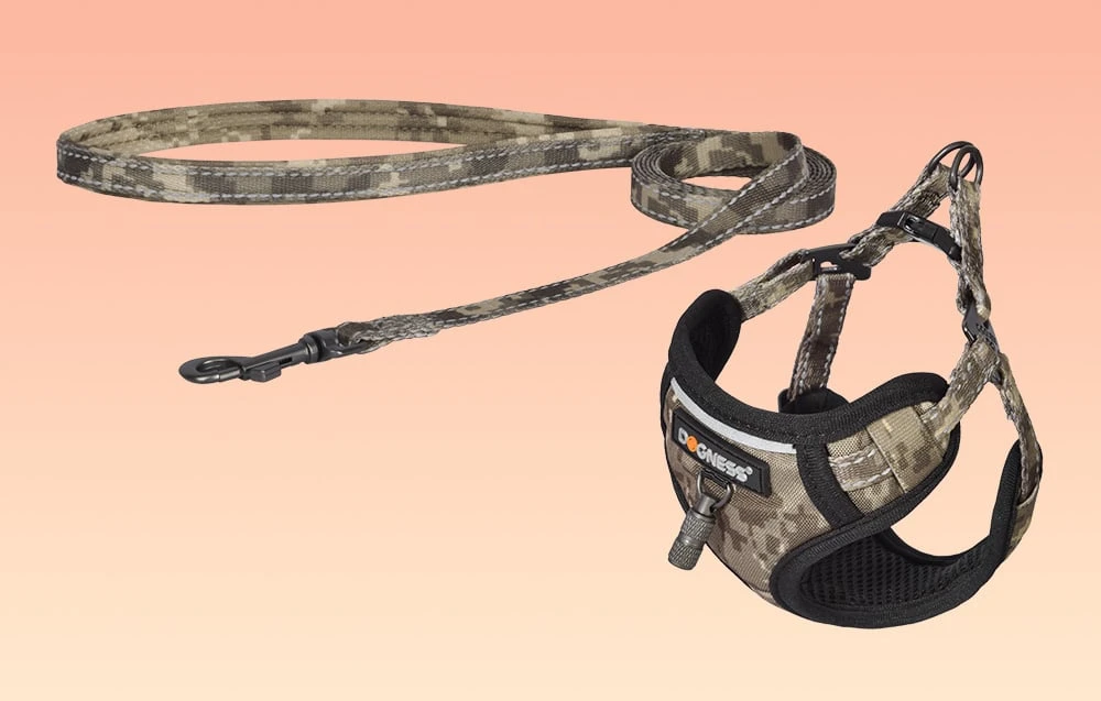 Šunų rinkinys Dogness diržai ir pavadėlis (Camo) aprašymas - Prekės nuotrauka