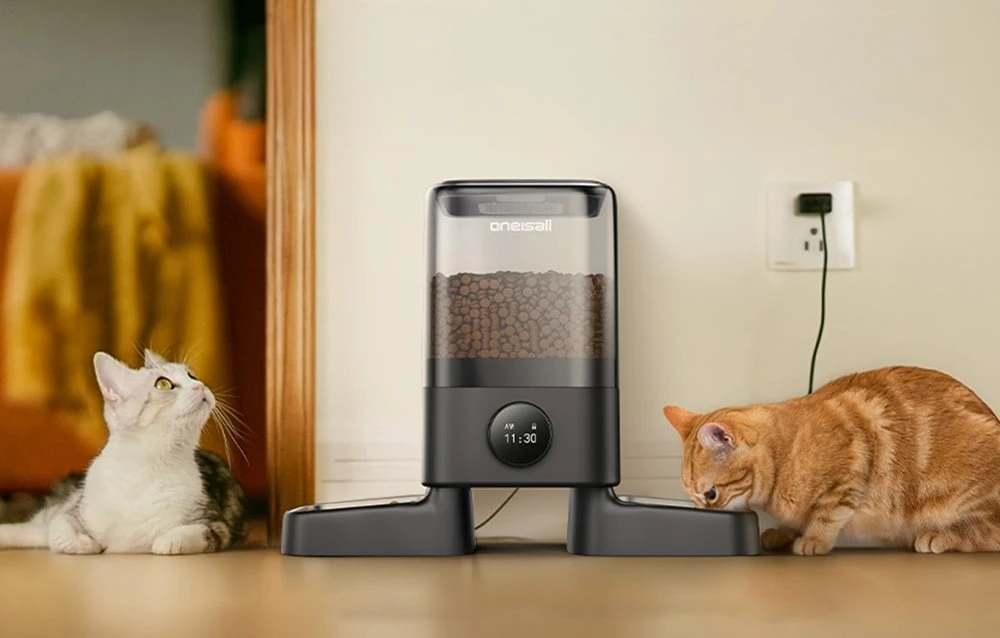 Double Intelligent Feed Dispenser 5L Oneisall PF09 aprašymas - Prekės nuotrauka