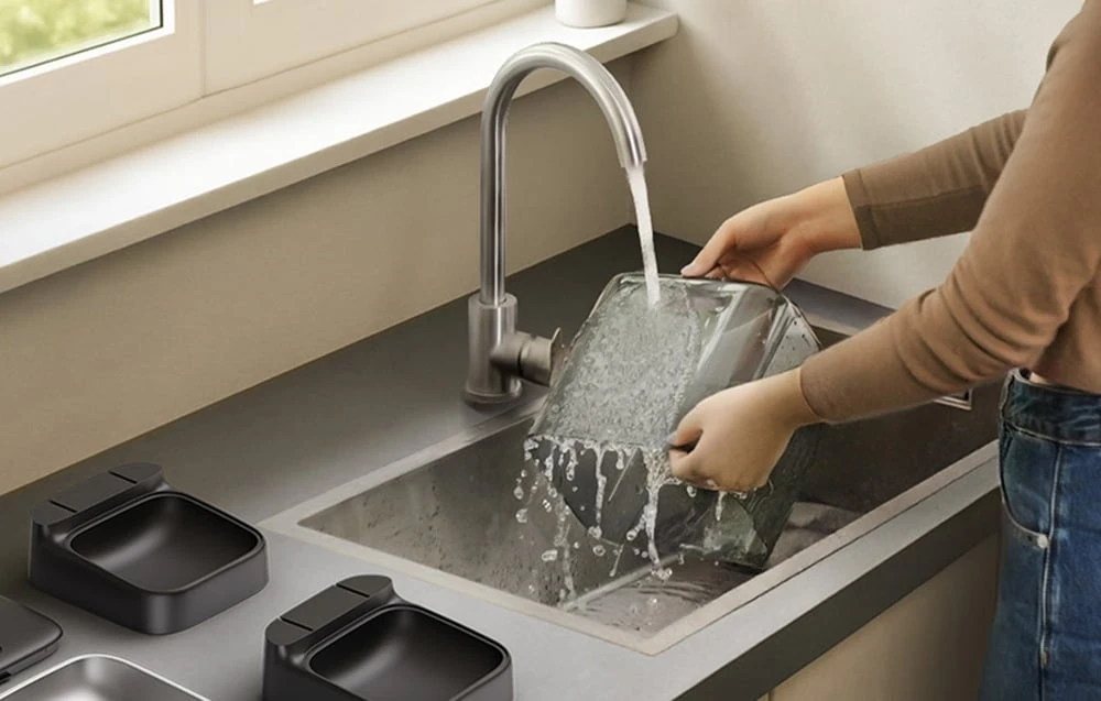 Double Intelligent Feed Dispenser 5L Oneisall PF09 aprašymas - Prekės nuotrauka