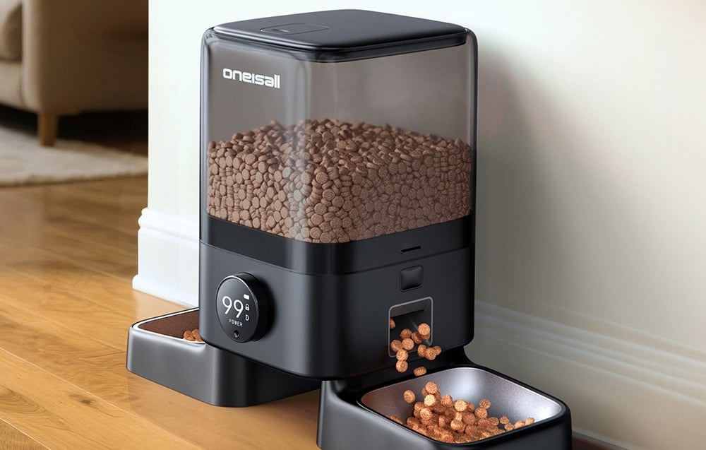 Double Intelligent Feed Dispenser 5L Oneisall PF10 aprašymas - Prekės nuotrauka