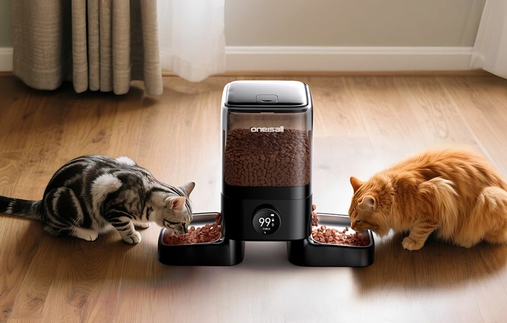 Double Intelligent Feed Dispenser 5L Oneisall PF10 aprašymas - Prekės nuotrauka