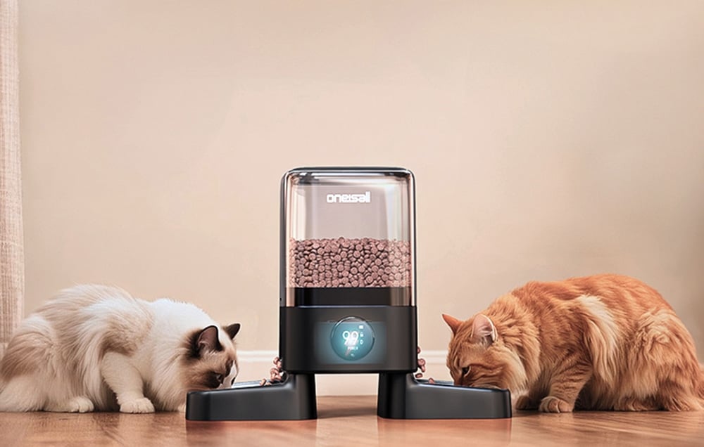 Double Intelligent Feed Dispenser 5L Oneisall PF10 aprašymas - Prekės nuotrauka