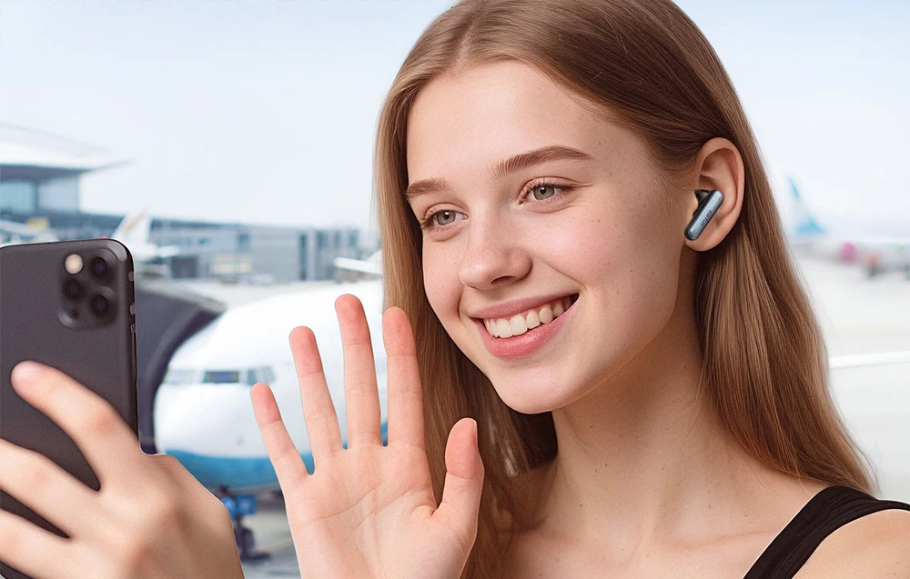 Ausinės EarFun Air Pro 4i ANC Juoda aprašymas - Prekės nuotrauka