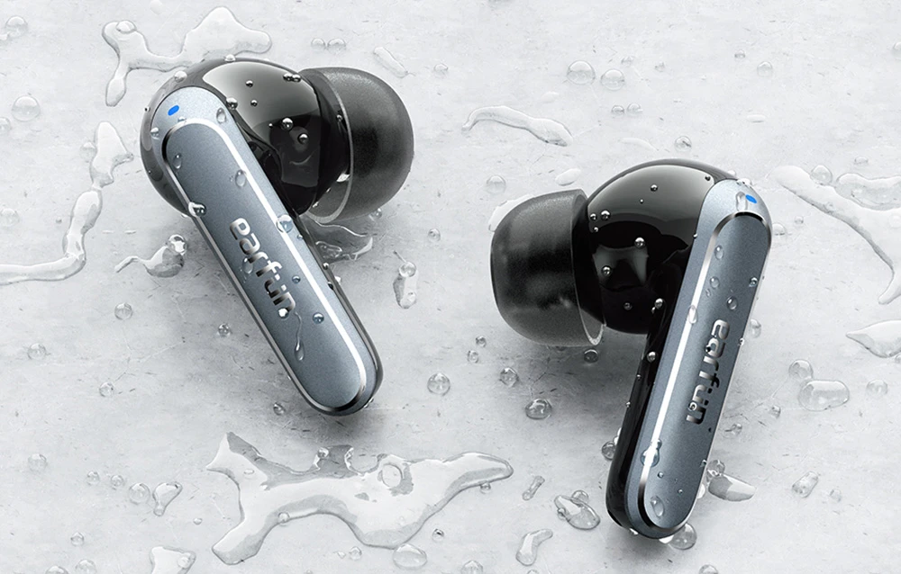 Ausinės TWS EarFun Air2 - juodos aprašymas - Prekės nuotrauka Ausinės TWS EarFun Air2 - juodos aprašymas - Prekės nuotrauka