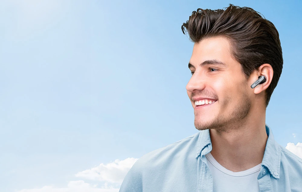 Ausinės TWS EarFun Air2 - juodos aprašymas - Prekės nuotrauka Ausinės TWS EarFun Air2 - juodos aprašymas - Prekės nuotrauka